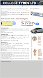 Mobile Screenshot of collegetyres.co.uk